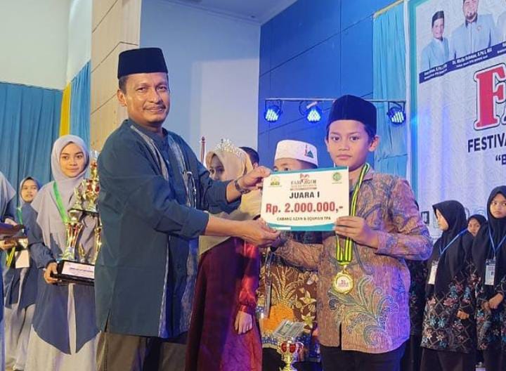 TPQ Hidayatul Ulum Juara 1 Azan TPA dan Juara Harapan 1 Pidato TQA di Ajang FASI Provinsi 2022