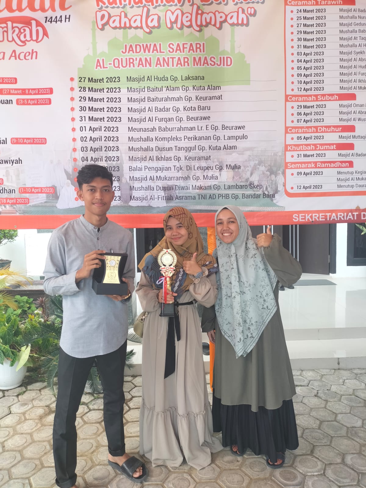 Ustadz-Ustadzah Mewakili Tim TPQ Hidayatul Ulum Lambaro Skep Dalam Lomba Ranking 1 Piala Ketua DPRK Banda Aceh